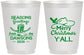 Personalized Christmas 16 oz Frosted Cups - Texas | 280077