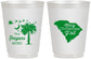 Personalized Christmas 16 oz Frosted Cups - South Carolina | 280083