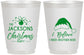 Personalized Christmas 16 oz Frosted Cups - Santa Claus | 280085