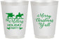 Personalized Christmas 16 oz Frosted Cups - Country | 280087