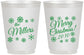 Personalized Christmas 16 oz Frosted Cups - Snowflakes | 280089