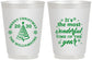 Personalized Christmas 16 oz Frosted Cups - Wonderful Time For A Beer | 280099
