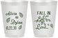Personalized Wedding 16 oz Frosted Cups - Fall In Love | 283
