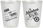 Personalized Wedding 16 oz Frosted Cups - The Adventure Begins | 284