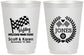 Personalized Wedding 16 oz Frosted Cups - Racing | 289