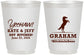 Personalized Wedding 16 oz Frosted Cups - Got Hitched | 296