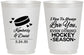 Personalized Wedding 16 oz Frosted Cups - Hockey | 300