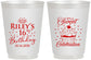 Personalized 16th Birthday 16 oz Frosted Cups - Cupcake | 300006