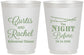 Personalized Rehearsal Dinner 16 oz Frosted Cups - The Night Before | 30006