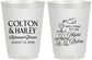 Personalized Rehearsal Dinner 16 oz Frosted Cups - The Night Before | 30007