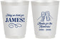 Personalized Memorial 16 oz Frosted Cups - Thanks For The Memories | 310011