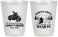 Personalized Memorial 16 oz Frosted Cups - Riding In Our Hearts | 310014