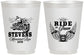 Personalized Memorial 16 oz Frosted Cups - Ride In Peace | 310015