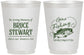 Personalized Memorial 16 oz Frosted Cups - Gone Fishing | 310023