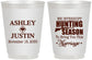 Personalized Wedding 16 oz Frosted Cups - We Interrupt Hunting | 316