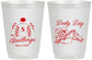 Personalized Derby Day 16 oz Frosted Cups - Horses | 320007