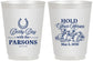 Personalized Derby Day 16 oz Frosted Cups - Hold Your Horses | 320008