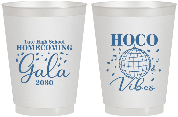 Personalized Homecoming 16 oz Frosted Cups - Hoco Vibes | 330006