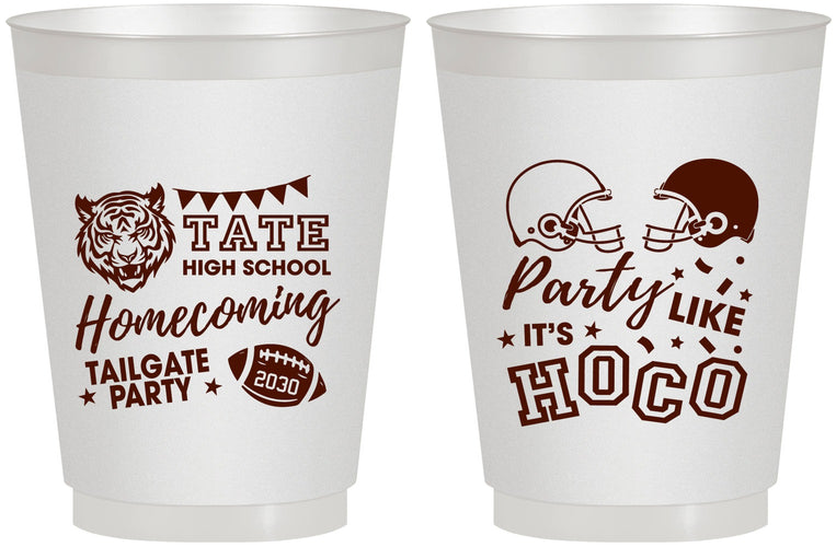 Personalized Homecoming 16 oz Frosted Cups - Party Like Its Hoco | 330012