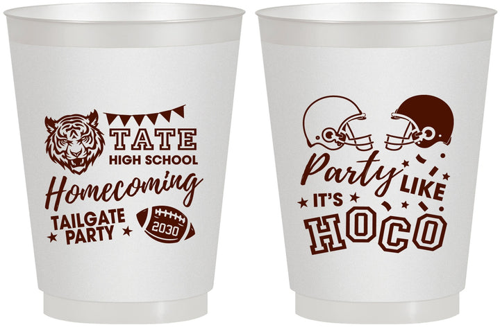 Personalized Homecoming 16 oz Frosted Cups - Party Like Its Hoco | 330012