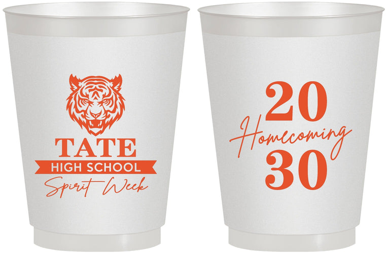 Personalized Homecoming 16 oz Frosted Cups - Hoco Spirit Week | 330015