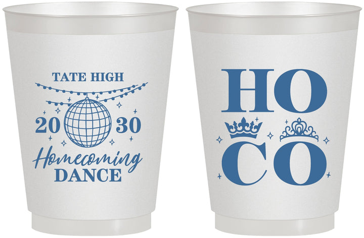 Personalized Homecoming 16 oz Frosted Cups - Hoco Dance | 330016