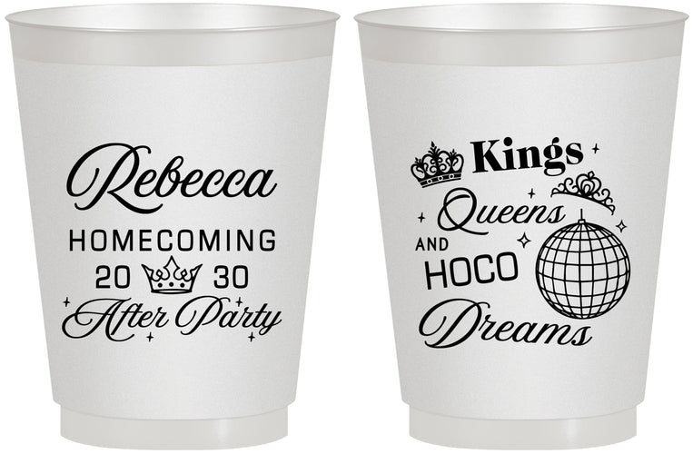 Personalized Homecoming 16 oz Frosted Cups - Hoco After Party | 330027
