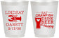 Personalized Wedding 16 oz Frosted Cups - Crawfish Boil | 333