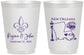 Personalized Wedding 16 oz Frosted Cups - New Orleans | 334