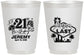 Personalized 21st Birthday 16 oz Frosted Cups - Legal At Last Vegas | 340003
