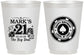 Personalized 21st Birthday 16 oz Frosted Cups - Legal At Last Vegas | 340004