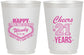 Personalized 21st Birthday 16 oz Frosted Cups - Vegas | 340007