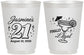 Personalized 21st Birthday 16 oz Frosted Cups - Finally Legal | 340018