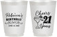 Personalized 21st Birthday 16 oz Frosted Cups - Cheers To Twenty One Years | 340019