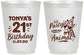 Personalized 21st Birthday 16 oz Frosted Cups - Party Like An Animal Giraffe | 340022