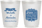 Personalized Wedding 16 oz Frosted Cups - Love Story | 359