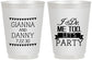 Personalized Wedding 16 oz Frosted Cups - I Do Me Too | 363