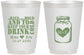 Personalized Wedding 16 oz Frosted Cups - Mason Jar | 373