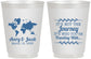 Personalized Wedding 16 oz Frosted Cups - Journey Traveling With | 374