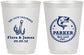 Personalized Wedding 16 oz Frosted Cups - We Got Hooked Fish | 392