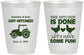 Personalized Wedding 16 oz Frosted Cups - Got Hitched Tractor | 397