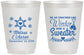 Personalized Wedding 16 oz Frosted Cups - Christmas Winter | 399