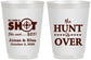 Personalized Wedding 16 oz Frosted Cups - The Hunt Is Over | 400
