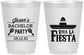 Personalized Bachelor Party 16 oz Frosted Cups - Viva La Fiesta Mexican | 40001