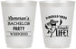Personalized Bachelor Party 16 oz Frosted Cups - Hast La Vista Single Life | 40003