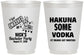 Personalized Bachelor Party 16 oz Frosted Cups - Fiesta Mexican | 40004
