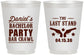 Personalized Bachelor Party 16 oz Frosted Cups - The Last Stand | 40016