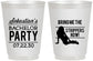 Personalized Bachelor Party 16 oz Frosted Cups - Strip Club | 40017