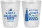 Personalized Bachelor Party 16 oz Frosted Cups - Brews And Boobs | 40022