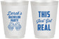 Personalized Bachelor Party 16 oz Frosted Cups - Just Got Real | 40024